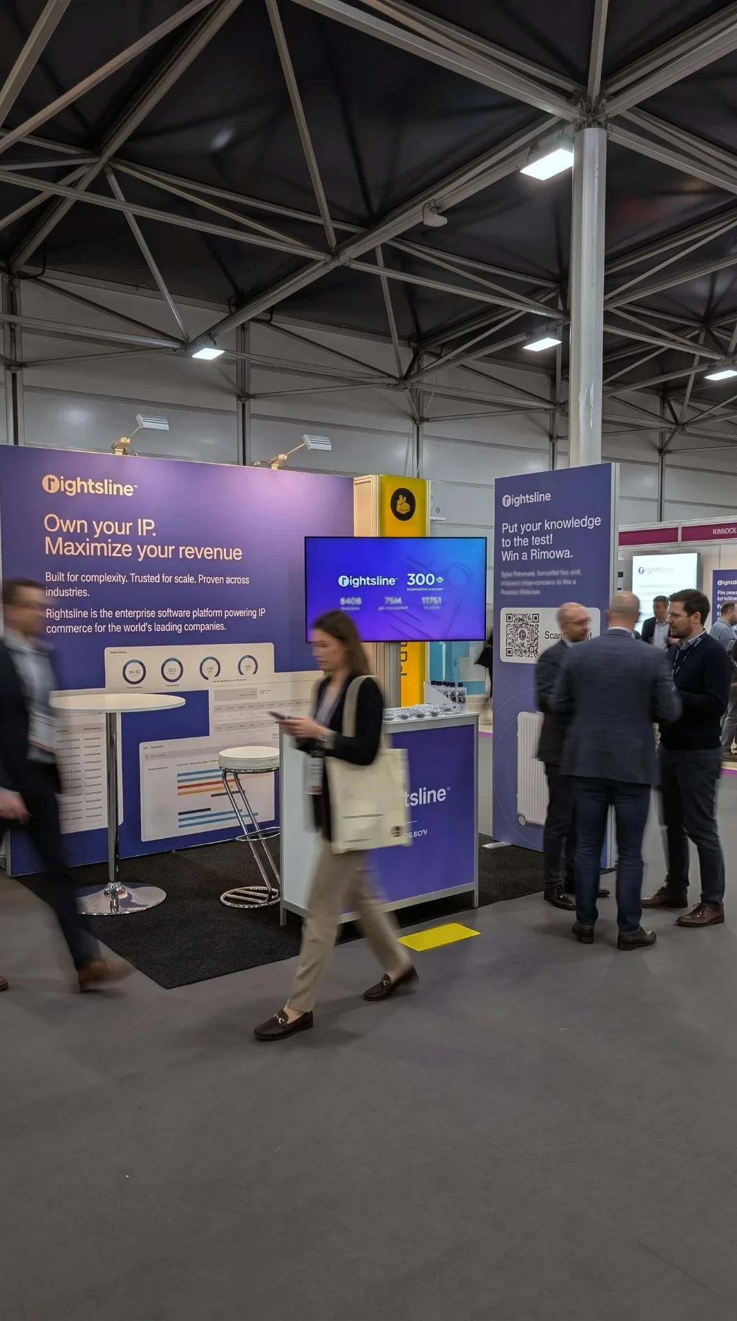 The Rightsline stand at IBC 2026, Amsterdam